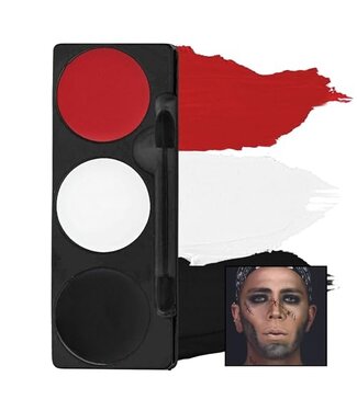 MEHRON Tri-Color Makeup Palette Pirate