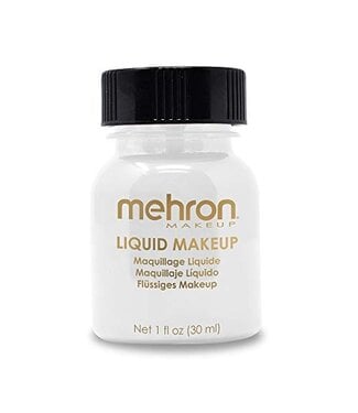MEHRON Liquid Makeup Body & Hair - 1 oz - White