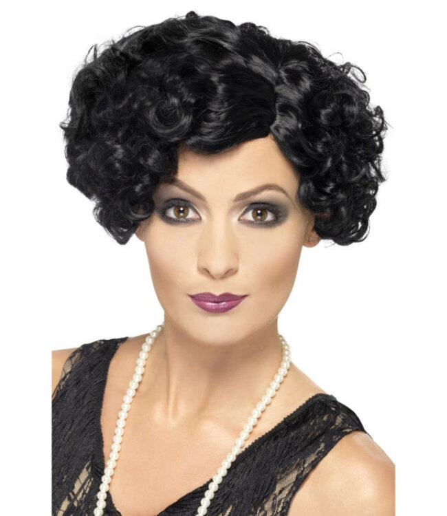 SMIFFY'S 20'S FLIRTY FLAPPER WIG BLACK