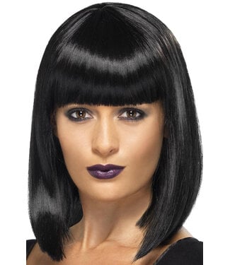 SMIFFY'S R'n'B Star Wig, Black