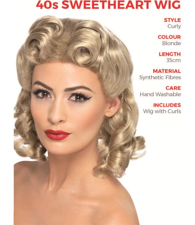 SMIFFY'S 40'S SWEETHEART WIG