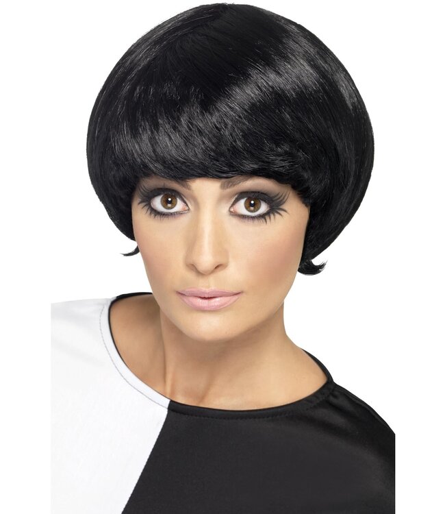 SMIFFY'S '60s Psychedelic Wig, Black