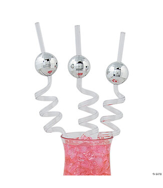 HMS Disco Ball Straws - 20 Count
