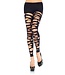 LEG AVENUE FOOTLESS TIGHTS TATTERED