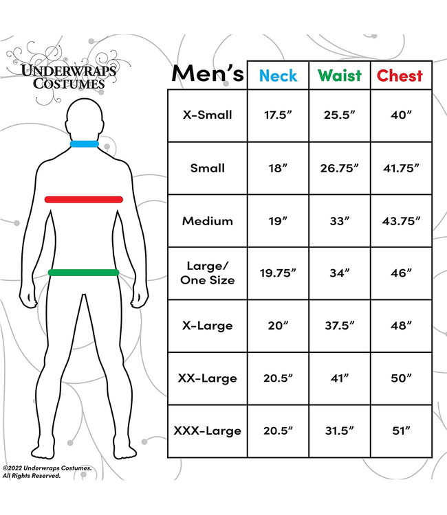 UNDERWRAPS Officially Licnesed US Navy™ TOPGUN Men's Pilot Jumpsuit XXL