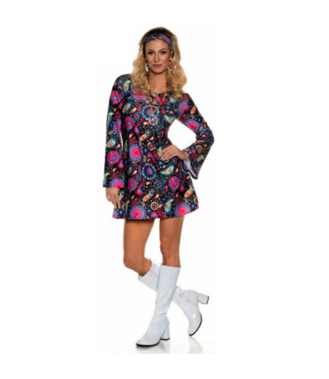 UNDERWRAPS 60's Paisley Dress