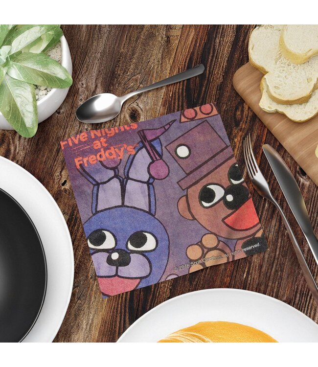 Forum Novelties Five Nights at Freddy's Beverage Napkins - 16 Count