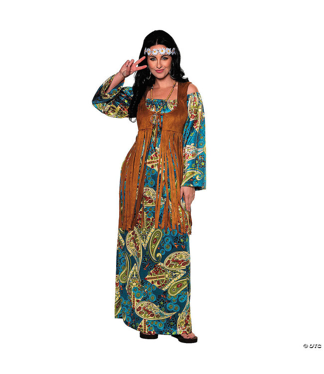 UNDERWRAPS Bohemian Hippie Dress