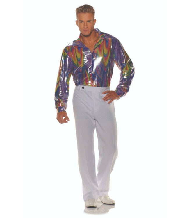 UNDERWRAPS Disco Shirt Purple Swirl