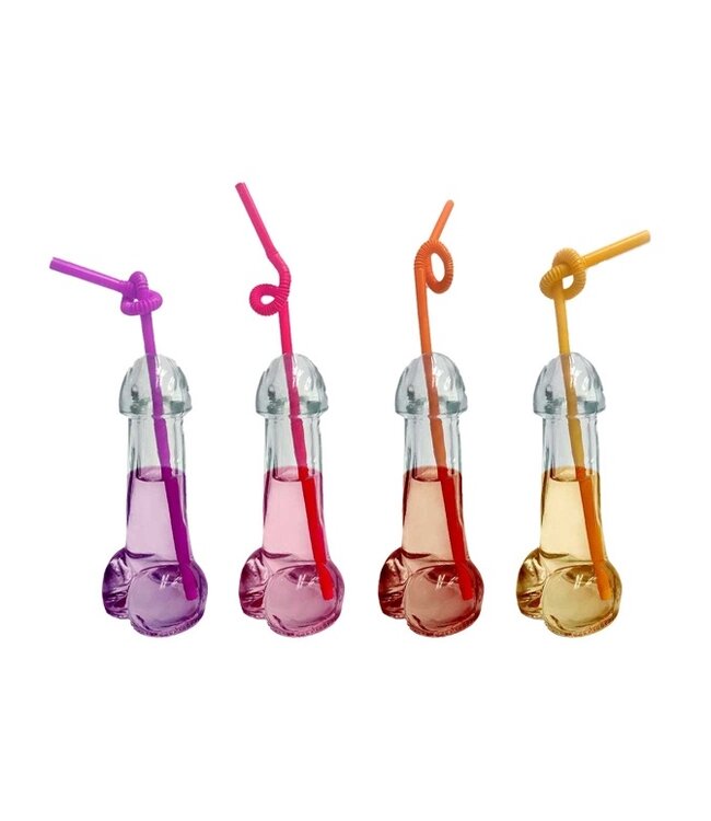 GLITTERATI 4CT Penis Shot Glasses