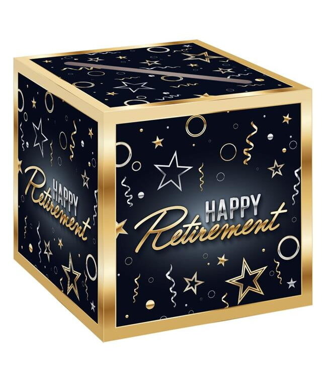 BEISTLE Happy Retirement Card Box - 9" x 9"