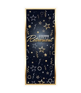 BEISTLE Happy Retirement Door Cover - 6' x 30"
