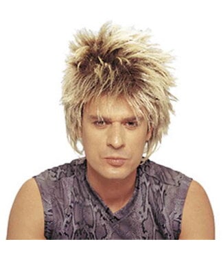 FRANCO UNISEX ROCKER WIG MIXED BLONDE