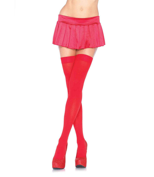 LEG AVENUE THIGH HIGHS RED