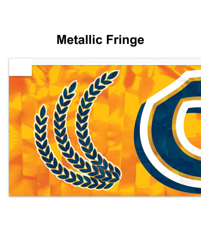 BEISTLE METALLIC OKTOBERFEST FRINGE BANNER