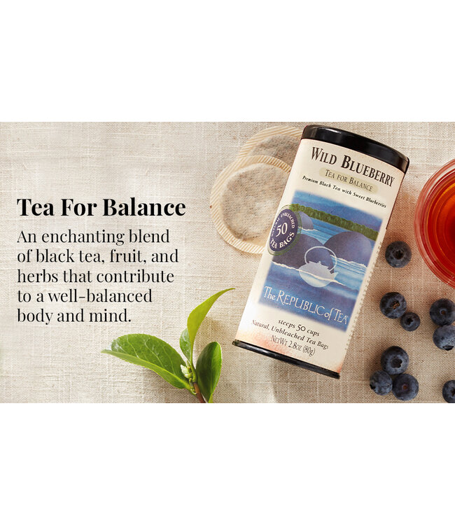 THE REPUBLIC OF TEA REPUBLIC OF TEA WILD BLUEBERRY