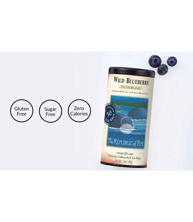 THE REPUBLIC OF TEA REPUBLIC OF TEA WILD BLUEBERRY