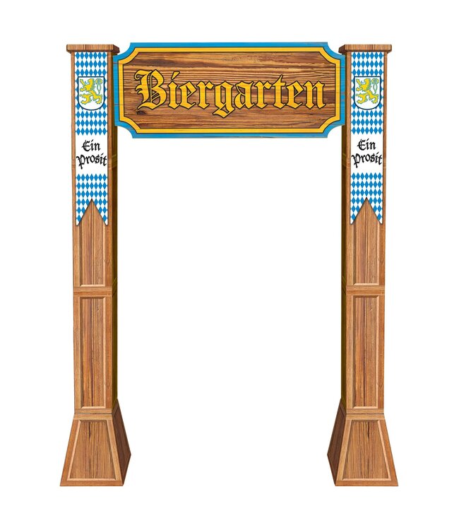 BEISTLE 3-D BIERGARTEN ARCHWAY PROP