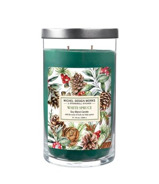 MICHEL DESIGN WORKS 19oz CANDLE WHITE SPRUCE