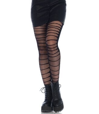 LEG AVENUE DOUBLE LAYER SHRED TIGHTS
