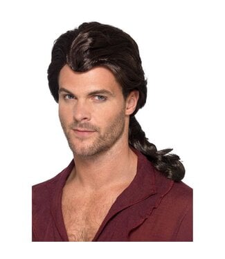 SMIFFY'S Marauder Pirate Wig, Brown