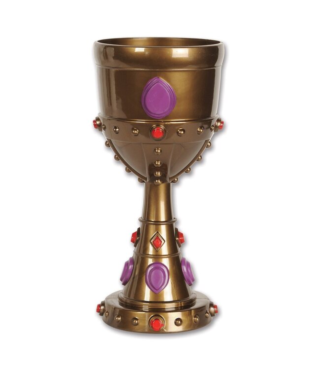 BEISTLE PLASTIC JEWELED GOBLET