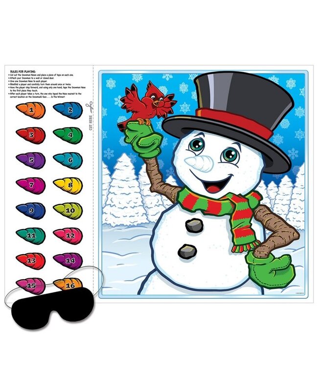 BEISTLE PIN THE NOSE ON THE SNOWMAN