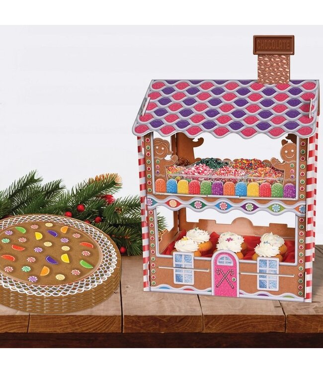 BEISTLE TREATSTAND GINGERBREAD HOUSE