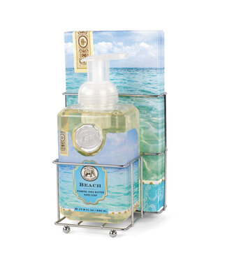 MICHEL DESIGN WORKS BEACH FOAMING SOAP/NAPKIN SET