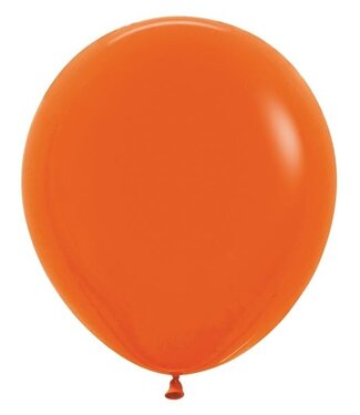 Sempertex 18" FASHION ORANGE 6 count