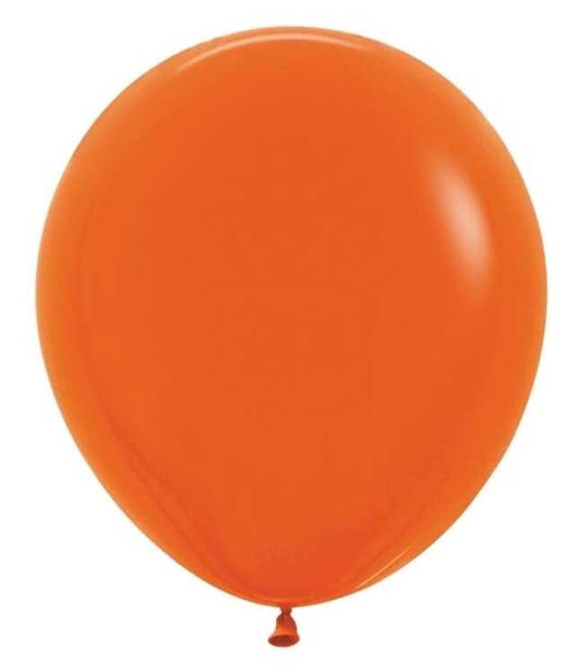 Sempertex 18" FASHION ORANGE 6 count