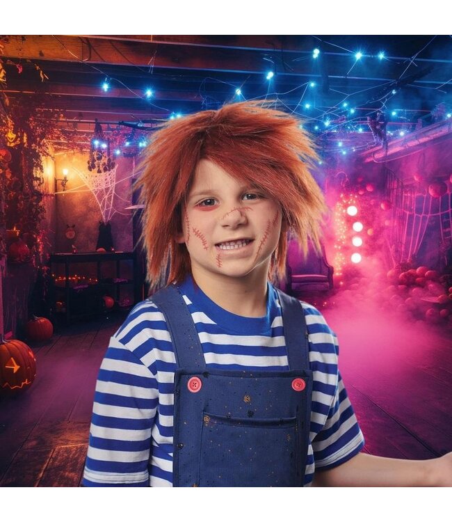 FRANCO EVIL DOLL WIG RED CHILD