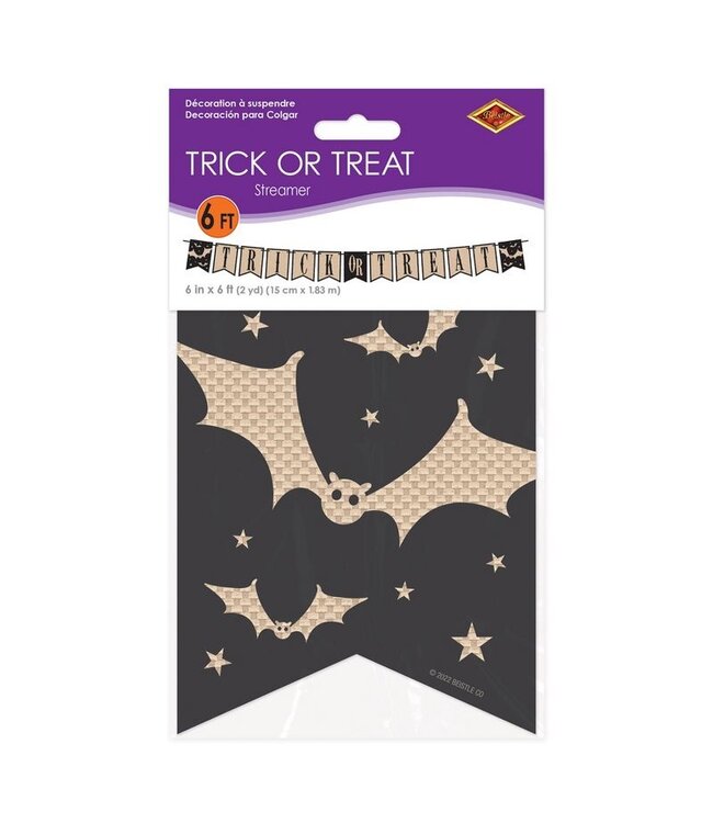 BEISTLE TRICK OR TREAT STREAMER