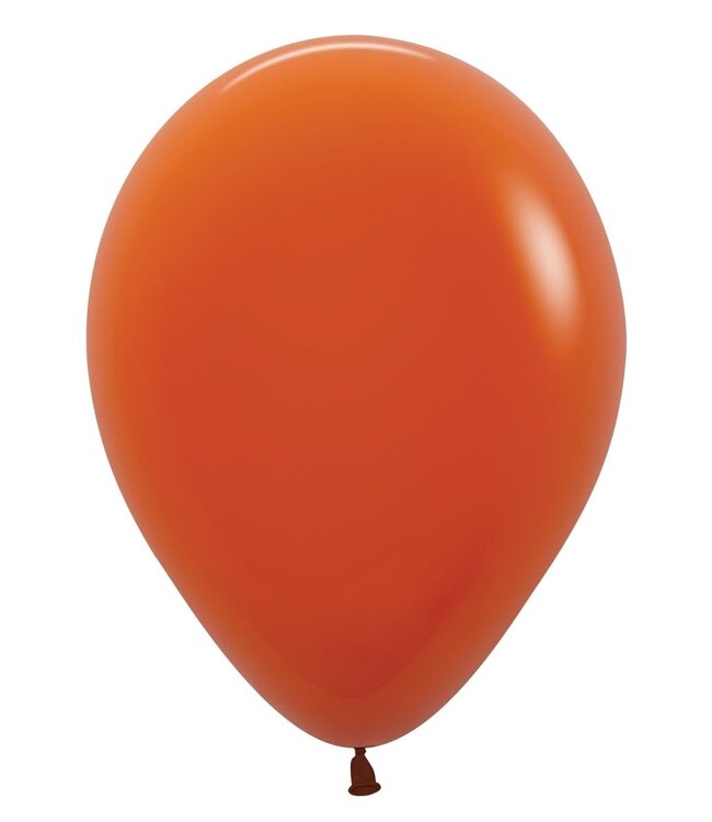 Sempertex 11" DELUXE SUNSET ORANGE 25 count