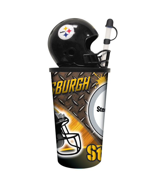MOJO LICENSING PITTSBURGH STEELERS HELMET CUP