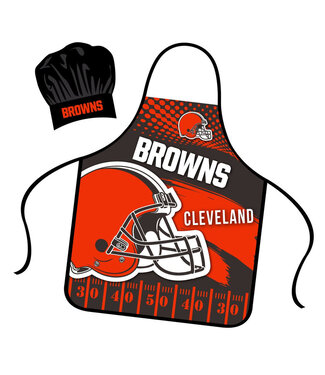 MOJO LICENSING APRON SET CLEVELAND BROWNS