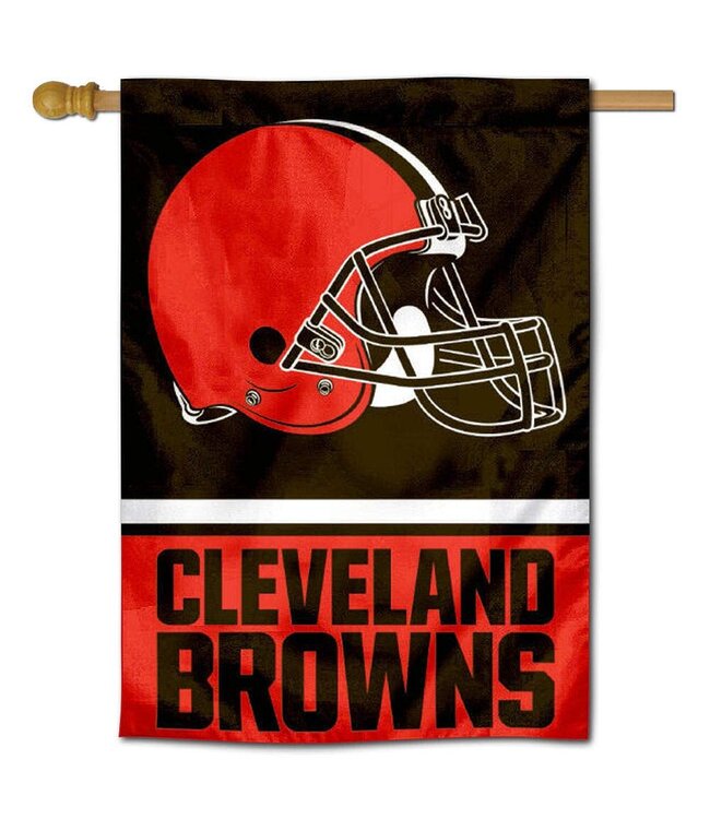 PARTY ANIMAL INC BROWNS 2 SIDED FLAG
