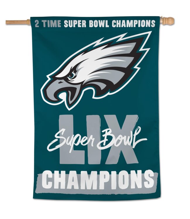 WINCRAFT 28X40 FLAG SUPER BOWL CHAMPS EAGLES