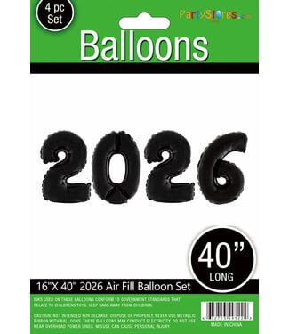 PARTY ON 16" Foil 2026 Set  *Does Not Float*