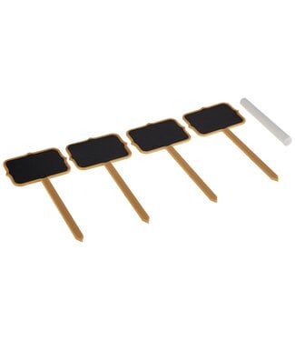 UNIQUE INDUSTRIES INC Chalkboard Sign Picks with Chalk - Pack of 4