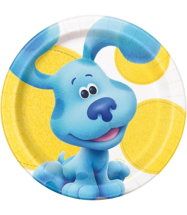 UNIQUE INDUSTRIES INC Blues Clues Dinner Plates - 8 Count