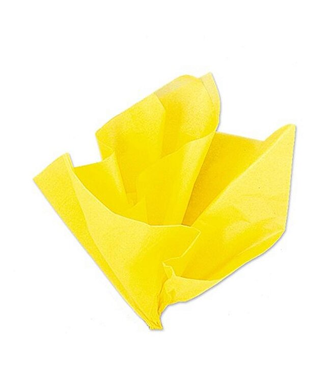 UNIQUE INDUSTRIES INC Yellow Tissue Paper - 10 Sheets