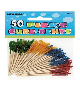 UNIQUE INDUSTRIES INC Frill Picks - 50 Count