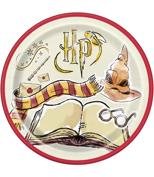 UNIQUE INDUSTRIES INC Harry Potter Dinner Plate - 8 Count