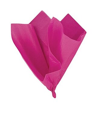 UNIQUE INDUSTRIES INC Hot Pink Tissue Paper Sheets, 10 Count - 26" X 20"