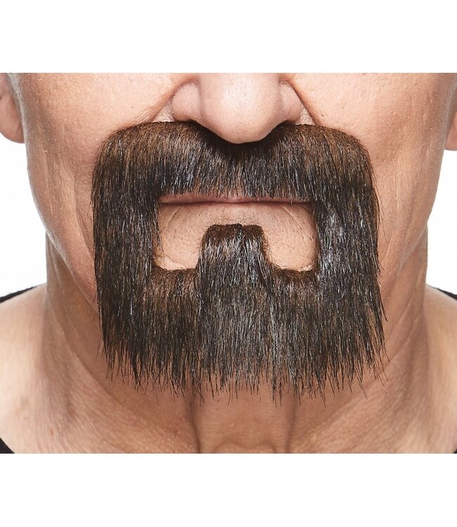 MUSTACHES MUSTACHE GOATEE BROWN