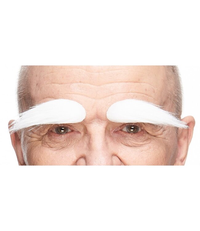 MUSTACHES EYEBROWS WHITE