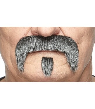MUSTACHES MUSTACHE GOATEE BLACK/GRAY