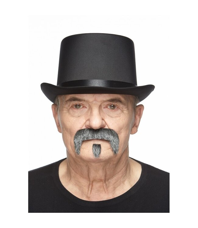 MUSTACHES MUSTACHE GOATEE BLACK/GRAY