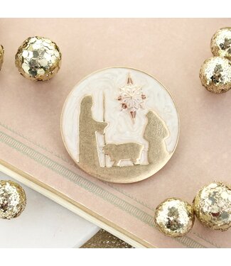 SEASONS JEWELRY NATIVITY PIN PENDANT
